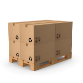 Pallet With Boxes.H03.2k